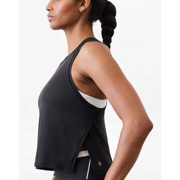 Athleta Tops - Athleta Grid Tank Black Small Womens Athletic